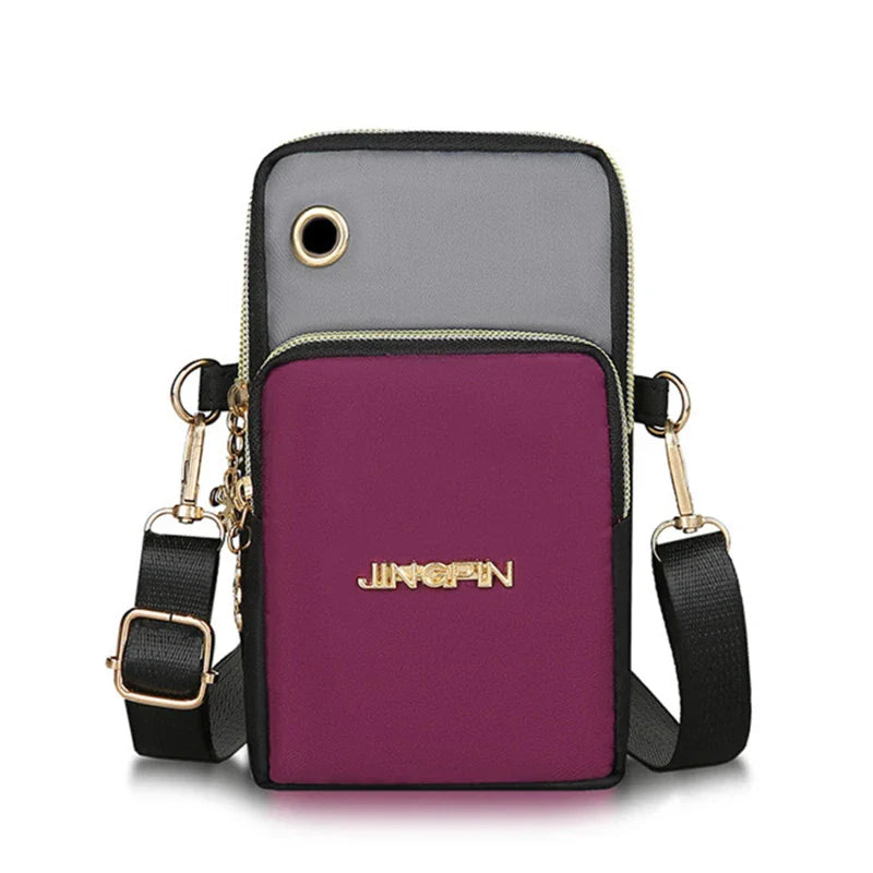 <h2>Bolso Cruzado para Celular para Mulheres – Bolsa de Ombro com Compartimentos e Plug para Fones</h2>