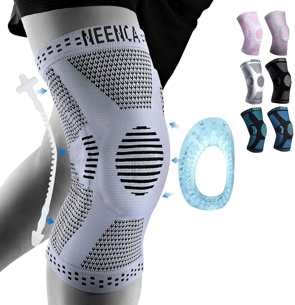<h2>NEENCA Joelheira com Almofada de Gel e Estabilizadores Laterais – Suporte para Artrite e Lesões ACL</h2>