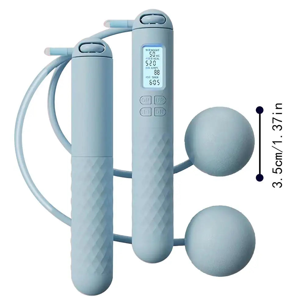 <h2>Corda de Pular Ponderada Sem Corda com Contador Inteligente – Equipamento para Fitness</h2>