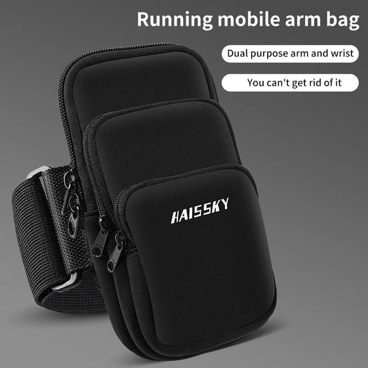 <h2>HAISSKY – Bolsa Deportiva para Brazo con Cremallera para iPhone y Samsung</h2>