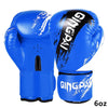<h2>Luvas de Boxe Ajustáveis Confortáveis para Adultos – 1 Par, Preto, Vermelho e Azul</h2>