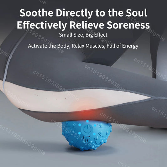 <h2>Bola de Massagem com Vibração e Aquecimento – Relaxamento Profundo para Fitness e Yoga</h2>