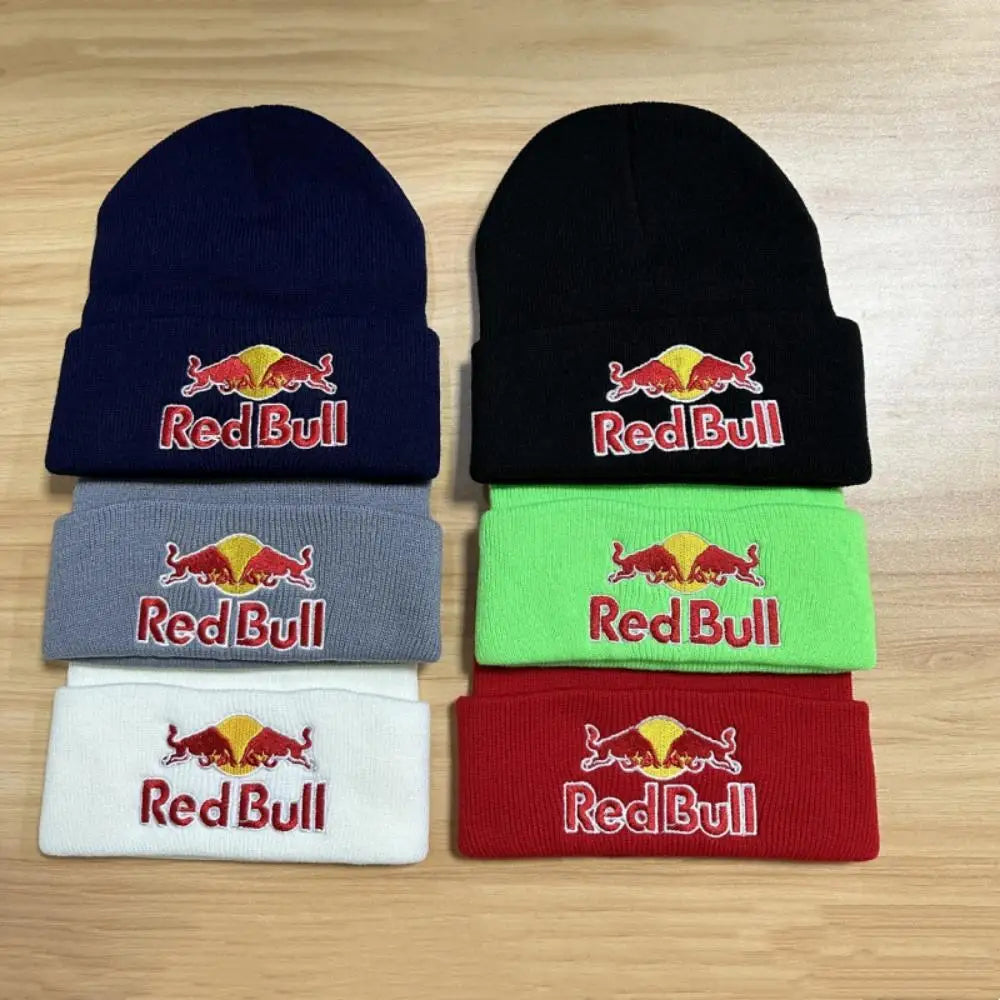 <h2>Gorro Unissex Red Bull – Boné de Malha Casual e Quente para o Inverno com 6 Cores Disponíveis</h2>
