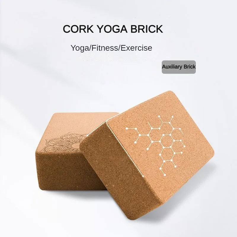 <h2>Bloco de Yoga em Cortiça 700g – Alta Densidade e 7,5cm de Espessura para Treino Antiderrapante</h2>