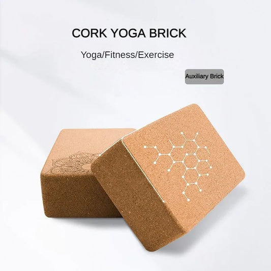 <h2>Bloco de Yoga em Cortiça 700g – Alta Densidade e 7,5cm de Espessura para Treino Antiderrapante</h2>