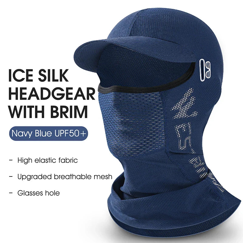 <h2>West Biking – Balaclava Masculina de Verão com Proteção UV, Seda Gelada e Respirável para Ciclismo e Motocicleta</h2>