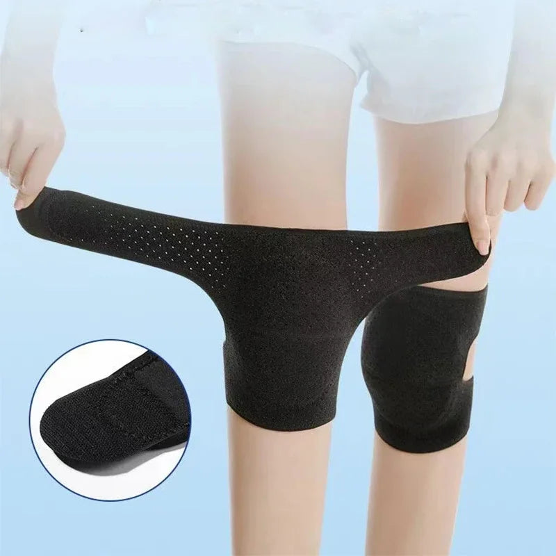 <h2>Joelheira de Compressão Esportiva – Suporte Elástico com Espuma Reforçada para Treino e Dança</h2>
