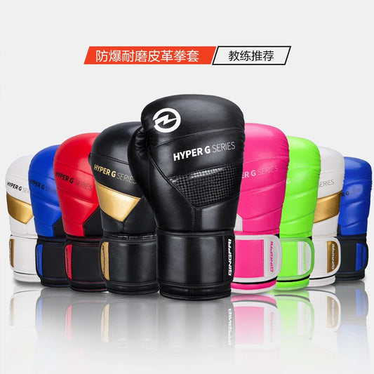 <h2>Luvas de Boxe em Couro PU – Alta Qualidade, Resistentes e Respirável para Treino de Sanda</h2>