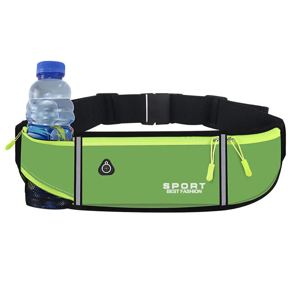 <h2>Bolsa de Cintura para Corrida com Suporte para Garrafa – Unissex para Hidratação e Telefone</h2>