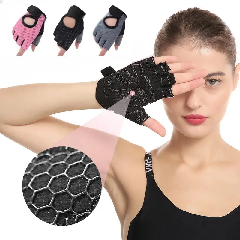 <h2>Luvas Sem Dedos para Ciclismo – Profissionais para Ginásio e Fitness, Respirável e Antiderrapante para Verão</h2>