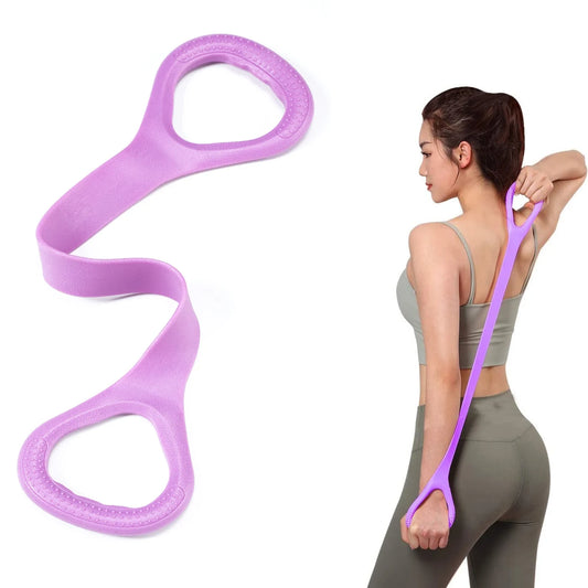 <h2>Kit com 8 Faixas Elásticas de Resistência – Treino de Braço, Costas, Ombro, Yoga, Pilates e Fisioterapia</h2>