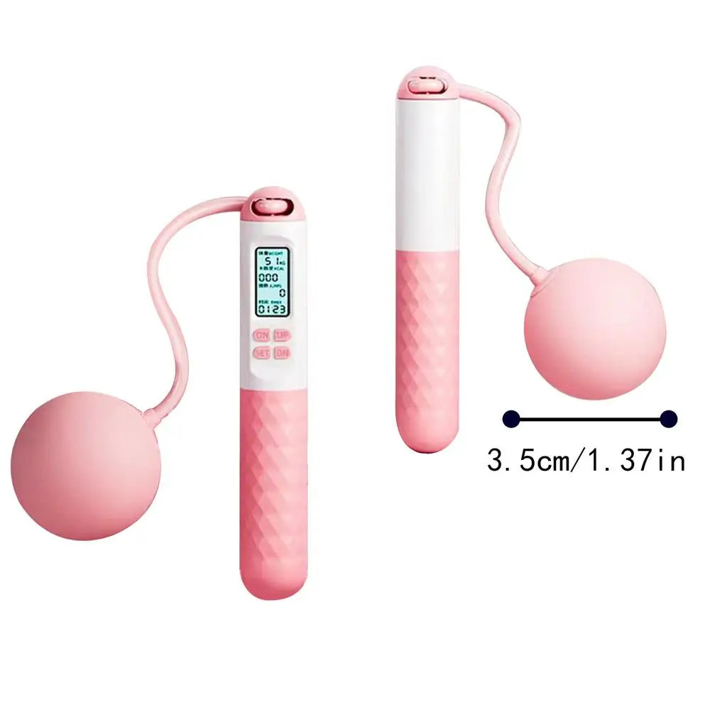 <h2>Corda de Pular Ponderada Sem Corda com Contador Inteligente – Equipamento para Fitness</h2>