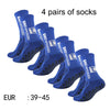 <h2>Pacote com 4 Pares de Meias de Futebol – Meias de Cano Médio TC Antiderrapantes e Respirável para Treinamento e Competição</h2>
