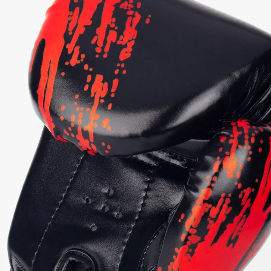 <h2>Luvas de Boxe Ajustáveis Confortáveis para Adultos – 1 Par, Preto, Vermelho e Azul</h2>