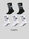 <h2>5 Pares de Pontos Adesivos Multicoloridos para Meias de Futebol – Antiderrapantes, Absorventes de Suor e Anti-odor</h2>