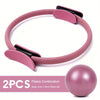 <h2>Kit Pilates e Yoga Roxo – 2 Peças com Anel de EVA/PVC e Bola de Yoga para Alongamento Corporal</h2>