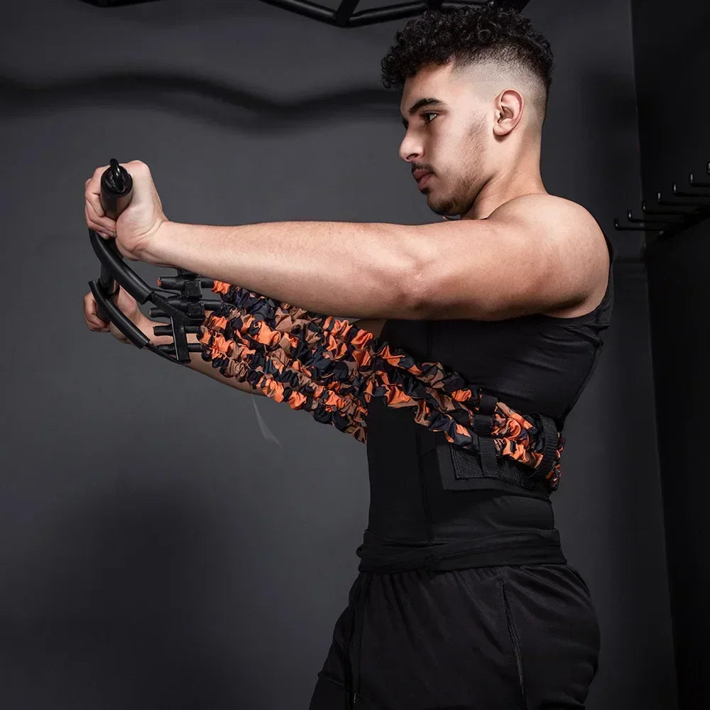 <h2>Bandas de resistência para prensa de banco – expansor de peito ajustável para treino muscular em casa</h2>