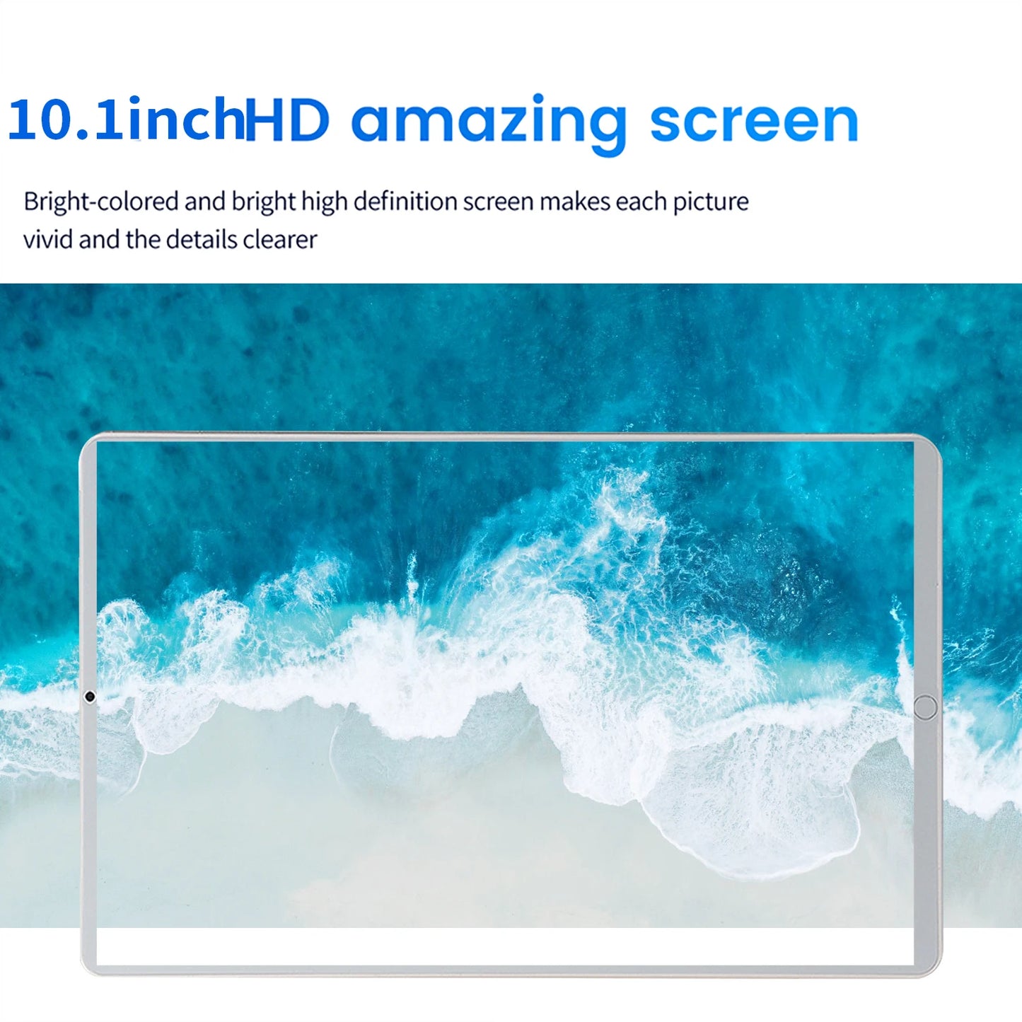2023 Novo Tablet 5G 10.1 polegada Android 11.0 Smartphone MTK6797 16GB RAM 1TB ROM Tablet PC Câmeras Duplas Cartão SIM Duplo Wifi Tipo-c