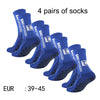 <h2>Pacote com 4 Pares de Meias de Futebol – Meias de Cano Médio TC Antiderrapantes e Respirável para Treinamento e Competição</h2>