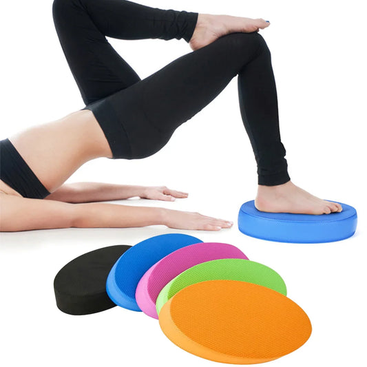 <h2>Almofada de Equilíbrio TPE para Yoga – Placa Oval de Espuma Macia para Exercícios de Fitness</h2>