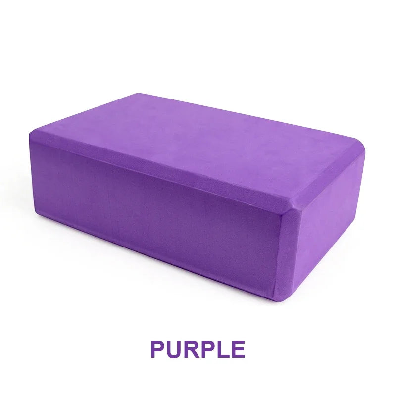 Bloco de espuma de eva para ioga, adereços de tijolo, academia, pilates, coluna de ioga, exercício traseiro, musculação, fitness, equipamento de treino esportivo para casa