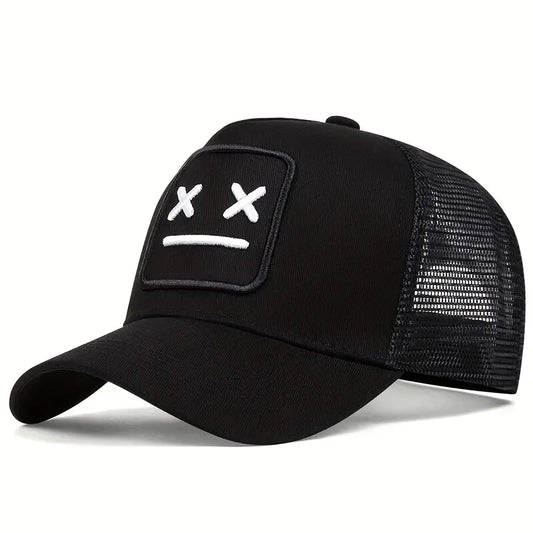 <h2>Boné Unissex Bordado com Tela – Modelo XX Ajustável para Primavera e Verão com Proteção Solar</h2>