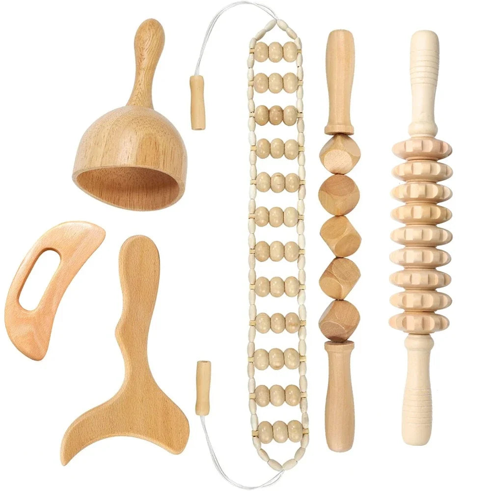 <h2>Massageador de Madeira Jecaliz – Terapia de Drenagem Linfática e Redução de Celulite</h2>