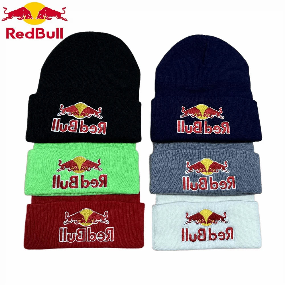 <h2>Gorro Unissex Red Bull – Boné de Malha Casual e Quente para o Inverno com 6 Cores Disponíveis</h2>