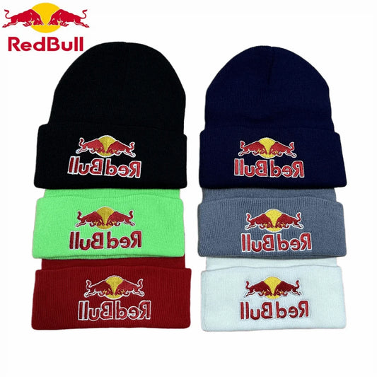 <h2>Gorro Unissex Red Bull – Boné de Malha Casual e Quente para o Inverno com 6 Cores Disponíveis</h2>