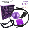 <h2>Kit Iniciante de Yoga – 6 Peças com Círculo Pilates, Cinto de Látex, Toalha e Faixa Elástica</h2>