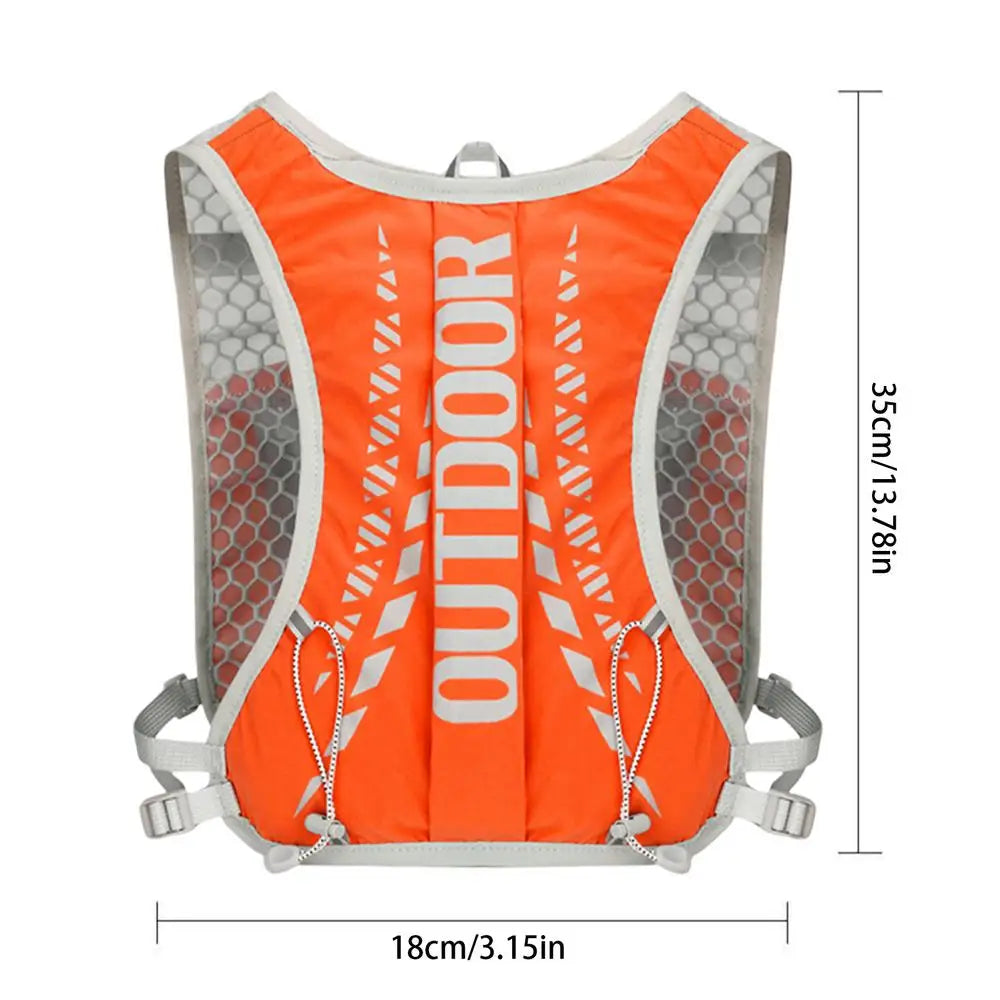 <h2>Pacote de Hidratação Reflexivo 5L – Colete para Corrida e Ciclismo com Armazenamento para Garrafa</h2>