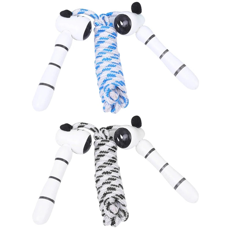 <h2>Corda de Pular para Crianças com 7 Cores – Madeira, Esporte, Fitness, Desenhos Animados</h2>