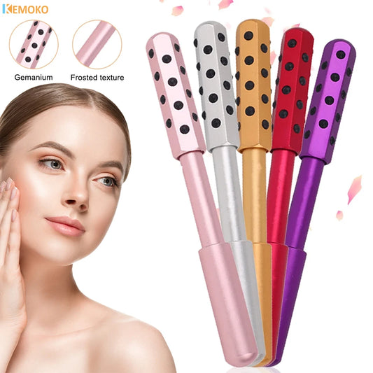 <h2>Massageador Facial de Germânio 24 Rodas – Rolo de Acupuntura de Beleza, Massageador Facial Gua Sha para Cuidados com a Pele Feminina</h2>