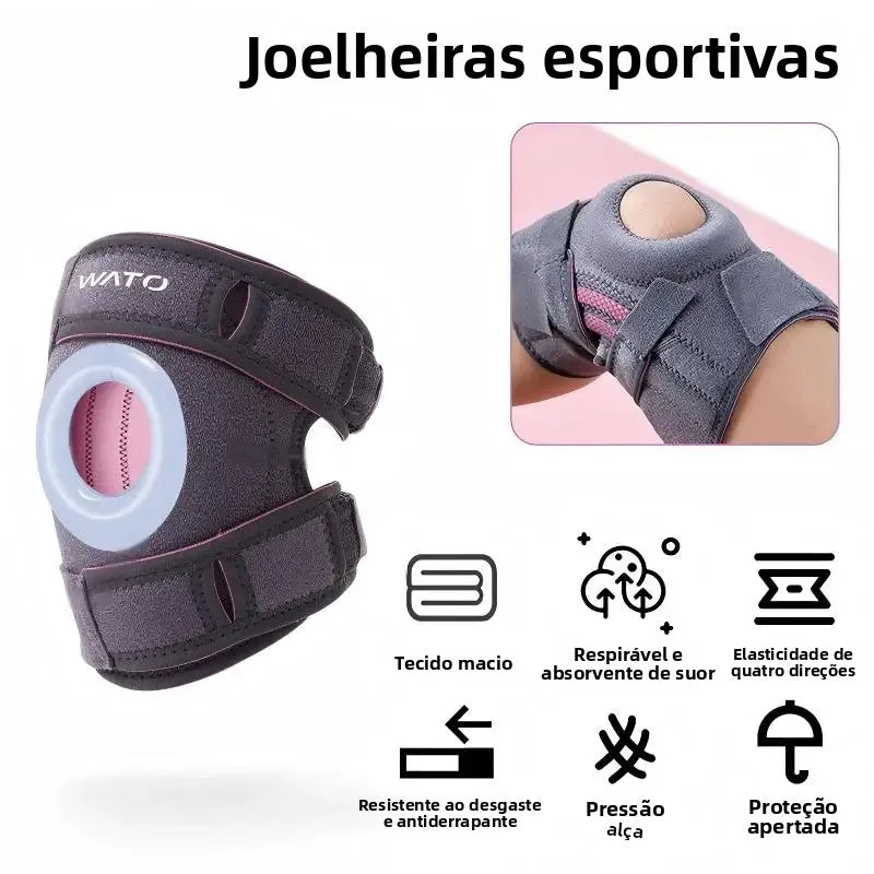 <h2>Joelheiras com Almofada de Gel e Estabilizadores Laterais – Suporte para Alívio da Dor e Lesões no Joelho</h2>