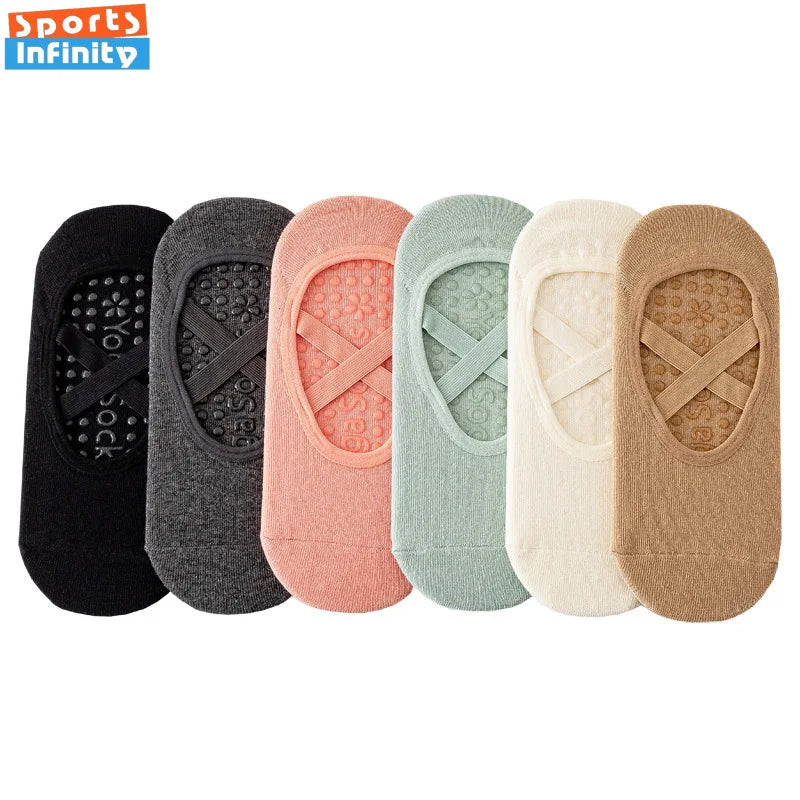 <h2>Meias Harajuku de Yoga para Mulheres – Meias Profissionais com Cinto Cruzado para Pilates e Trampolim</h2>