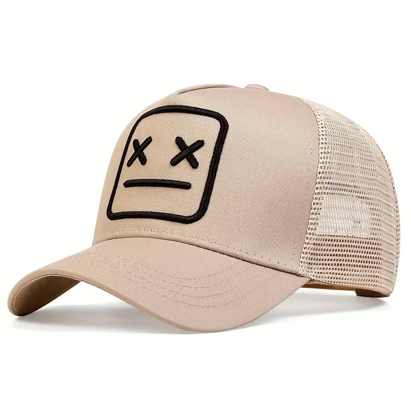 <h2>Boné Unissex Bordado com Tela – Modelo XX Ajustável para Primavera e Verão com Proteção Solar</h2>