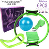 <h2>Kit Iniciante de Yoga – 6 Peças com Círculo Pilates, Cinto de Látex, Toalha e Faixa Elástica</h2>