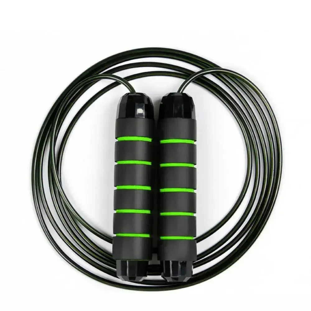 <h2>Corda de Pular de Alta Velocidade com Cabo de Aço – Ajustável para Exercícios e Treino</h2>