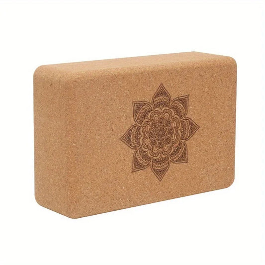 <h2>Blocos de Yoga de Cortiça com Design Mandala – Antiderrapante para Equilíbrio e Suporte em Pilates e Treinos</h2>