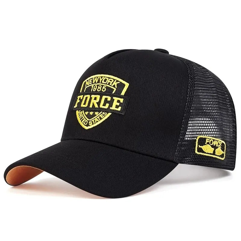 <h2>Boné Snapback Unissex com Tela – Estilo Hip Hop Respirável para Esportes e Atividades ao Ar Livre</h2>