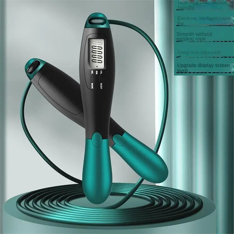 <h2>Corda de Pular Eletrônica Sem Fio com Contador de Velocidade e Tela LCD – Para Fitness e Crossfit</h2>
