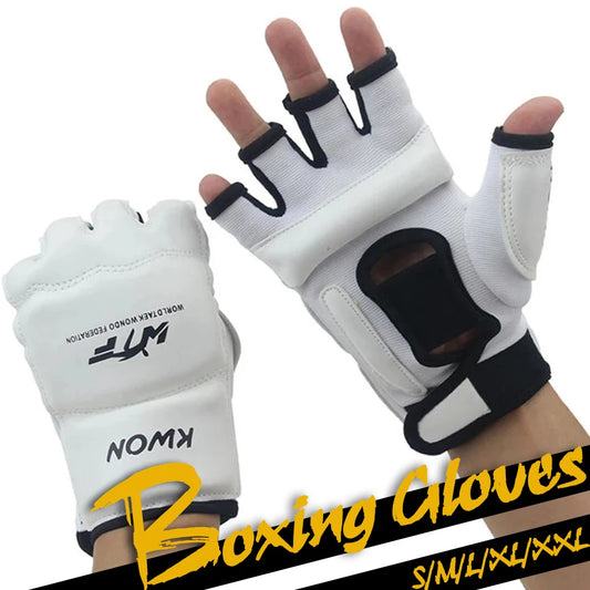 <h2>Luvas de Boxe GOBYGO MMA Meio Dedo – Luvas de Couro PU para Kickboxing e Muay Thai, Crianças e Homens</h2>