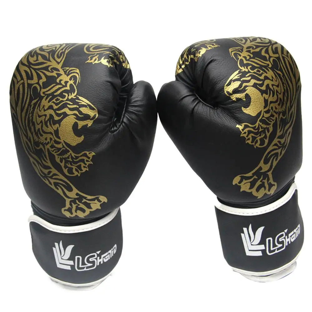 <h2>Luvas de Boxe para Adultos – Luvas de Couro PU Respiráveis para Kickboxing e Treinamento de Boxe Infantil</h2>