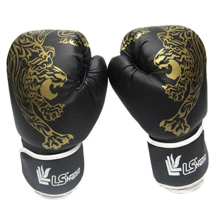 <h2>Luvas de Boxe para Adultos – Luvas de Couro PU Respiráveis para Kickboxing e Treinamento de Boxe Infantil</h2>