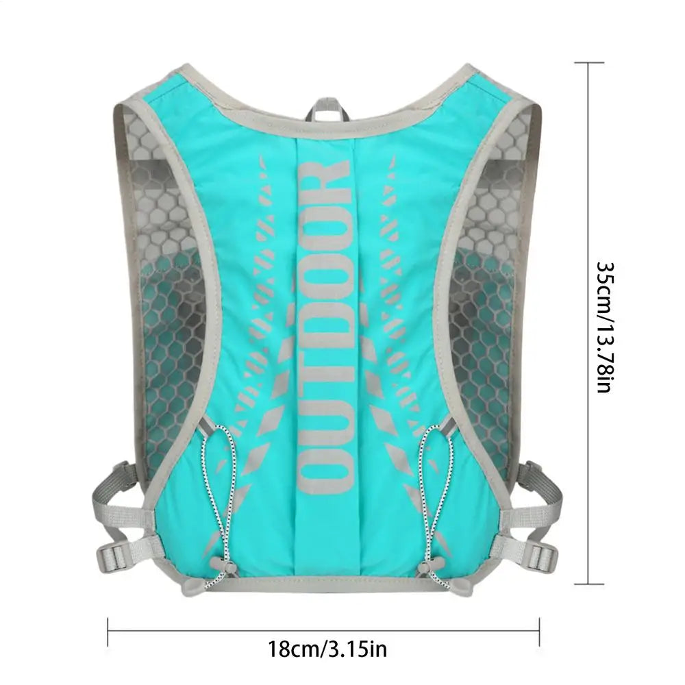 <h2>Pacote de Hidratação Reflexivo 5L – Colete para Corrida e Ciclismo com Armazenamento para Garrafa</h2>