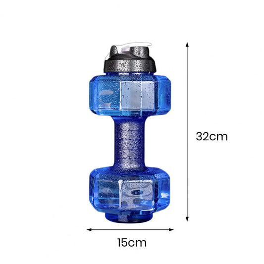 <h2>Haltere com Água Portátil – Garrafa de Treinamento para Força de Braço e Hidratação em Casa ou na Academia</h2>