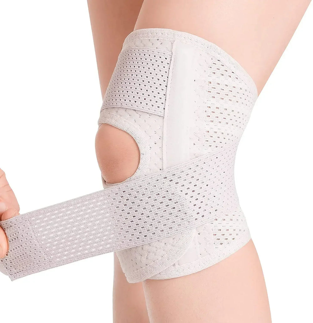 <h2>Joelheira com Estabilizadores Laterais – Suporte Respirável para Alívio de Dor no Joelho e Lesões de Menisco</h2>