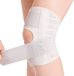 <h2>Joelheira com Estabilizadores Laterais – Suporte Respirável para Alívio de Dor no Joelho e Lesões de Menisco</h2>