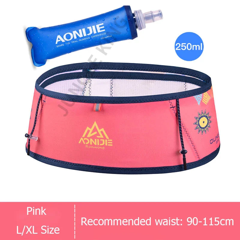 <h2>Aonijie – Cinto Bolsa Respirável e Leve Unissex com Bolsos para Corrida, Maratona e Ginásio (250ml)</h2>