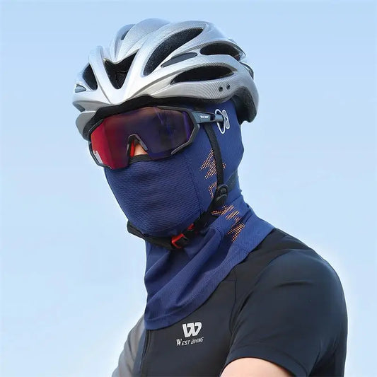 <h2>West Biking – Balaclava Masculina de Verão com Proteção UV, Seda Gelada e Respirável para Ciclismo e Motocicleta</h2>